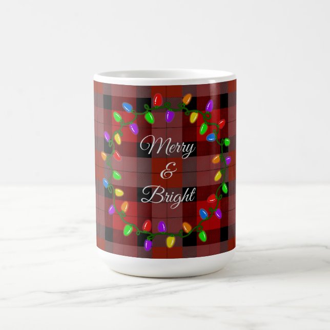 Christmas Merry And Bright Lights  Coffee Mug (Center)
