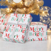 Bright Christmas Lights Kraft Wrapping Paper Sheets