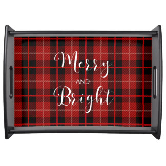Christmas merry and bright serving tray 