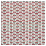 Christmas Merry Bright Holiday Typography Pattern Fabric