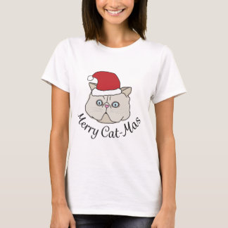 Christmas Merry Cat - Mas Kitty Funny X-Mas TShirt
