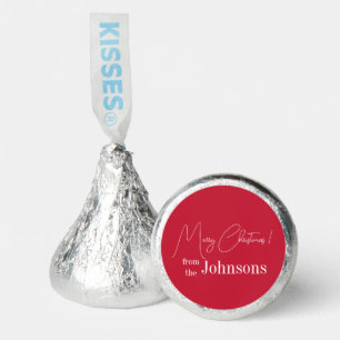 Christmas Merry Christmas Modern Red Hershey®'s Kisses®