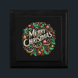 Christmas Merry Christmas Morning Holiday Cute Gift Box<br><div class="desc">Christmas Merry Christmas Morning Holiday Cute</div>