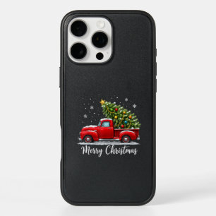 Christmas Merry Christmas Red Truck Tree Men Women iPhone 16 Pro Max Case