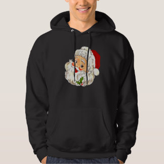Christmas Merry Christmas Vintage Santa Hoodie