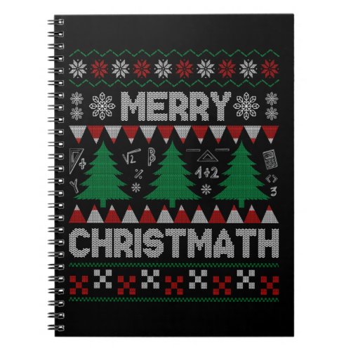 Christmas Merry Christmath Nerd Geeks Holiday Notebook