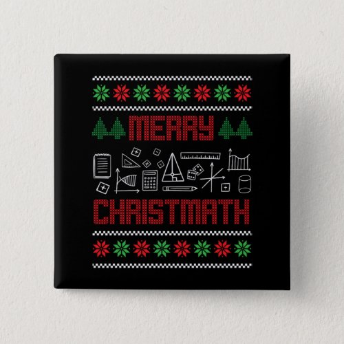 Christmas Merry Christmath Nerd Geeks Teacher Gift Button