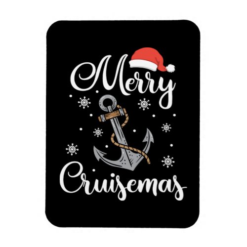 Christmas Merry Cruisemas Holiday Cruising Gift Magnet