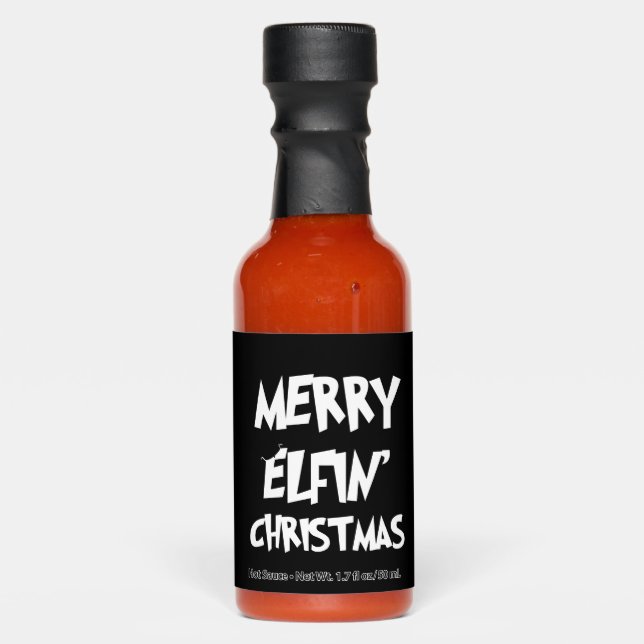 Christmas - Merry Elfin' Christmas Hot Sauces (Front)
