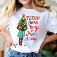 Christmas Merry Everything Happy Always Modern