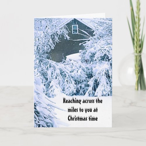 CHRISTMAS MESSAGE TO LOVED ONE INCARCERATED   CARD