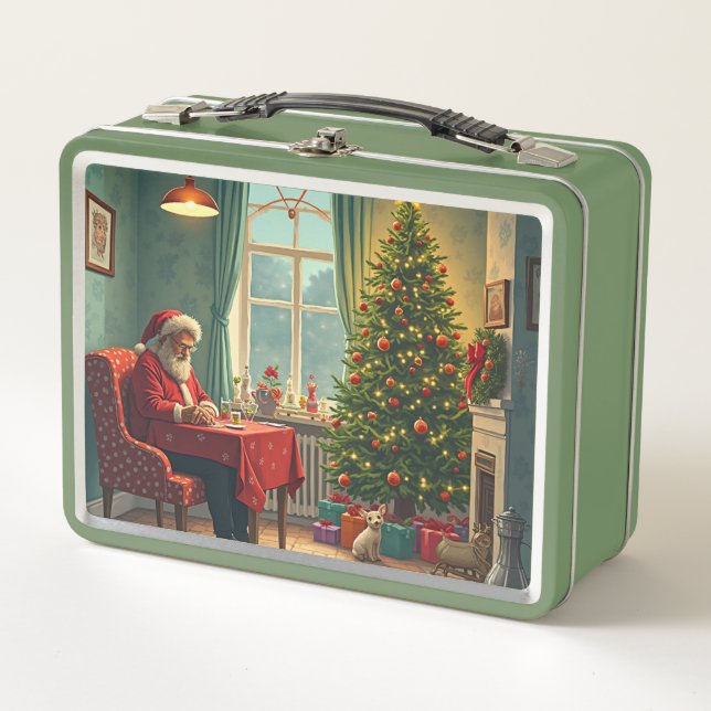 Christmas Metal Lunchbox (Front)