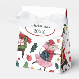 Christmas Mice Favor Boxes