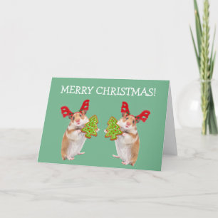 Christmas Mice/Hamster Holiday Card