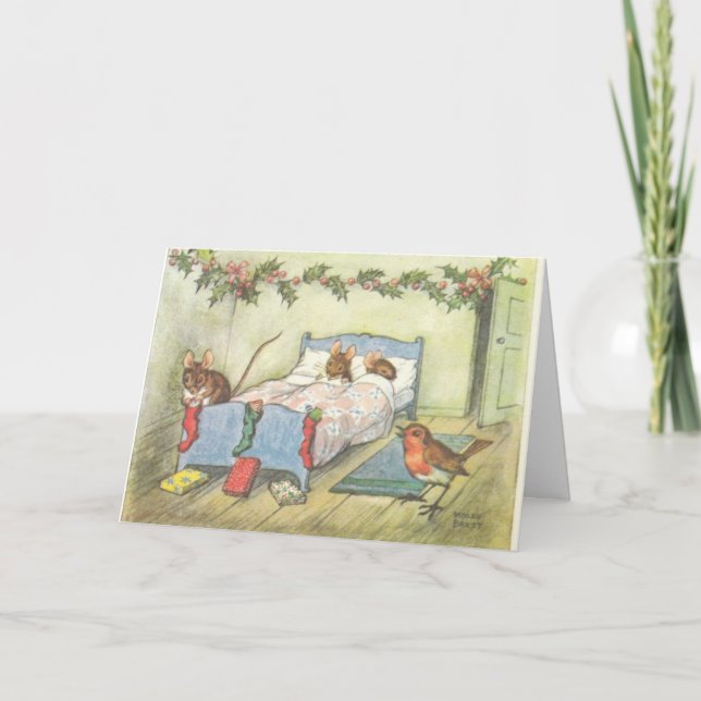Christmas Mice Holiday Card (Front)