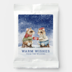 Christmas Mice with Hot Cocoa Hot Chocolate Drink Mix