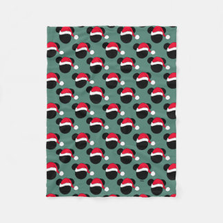 Christmas Mickey Mouse | Santa Icon Fleece Blanket