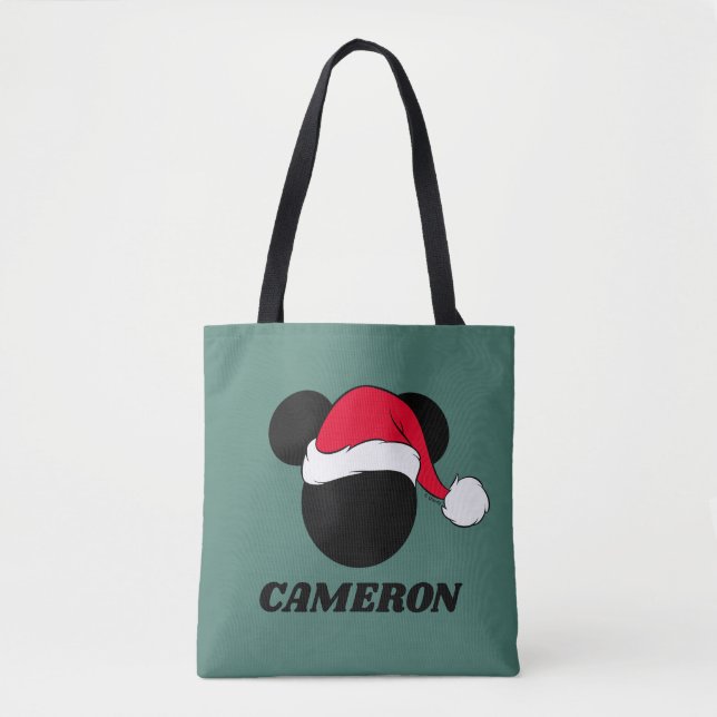 Christmas Mickey Mouse | Santa Icon Tote Bag (Front)