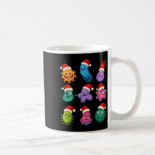 Christmas Microbiology Bacteria Santa Science Xmas Coffee Mug