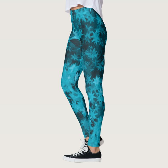 Christmas Midnight Echo Leggings (Left)