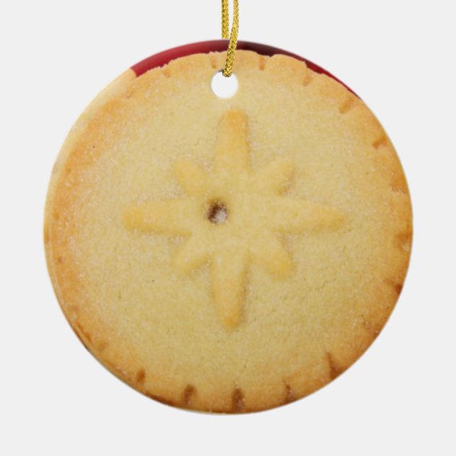 Christmas Mincemeat Pie One Sided Ornament (Front)