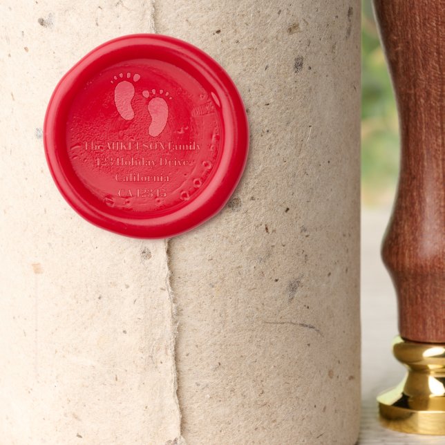  Christmas Miracle Pregnancy Announcement Wax Seal Stamp (Creator Uploaded)