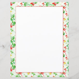 Christmas Mistletoe Bells Holiday Letters