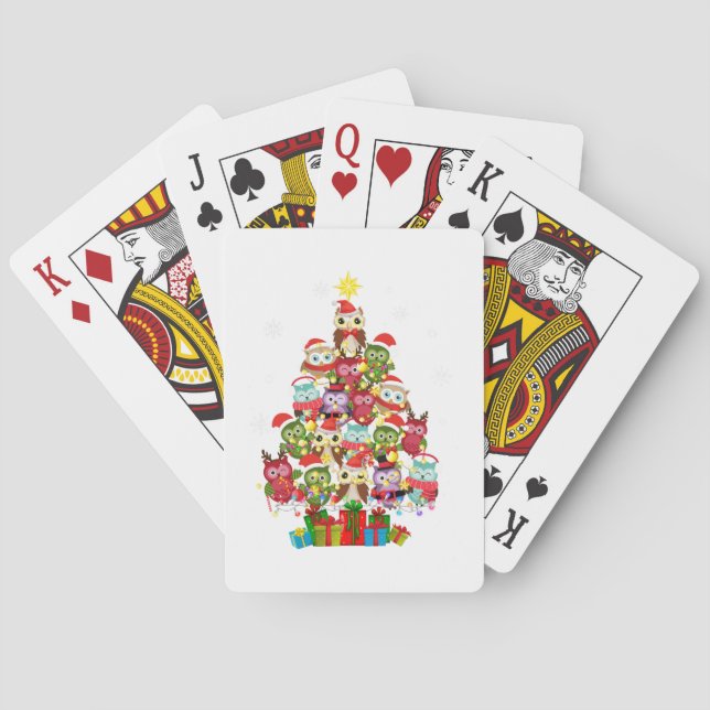 Christmas Mistletoe Below The Belt, Funny Xmas Hum Poker Cards (Back)