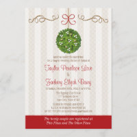 CHRISTMAS MISTLETOE COUPLES WEDDING SHOWER