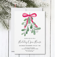 Christmas Mistletoe Holiday Open House