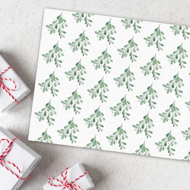Christmas Mistletoe Tissue Paper (Creator Uploaded)