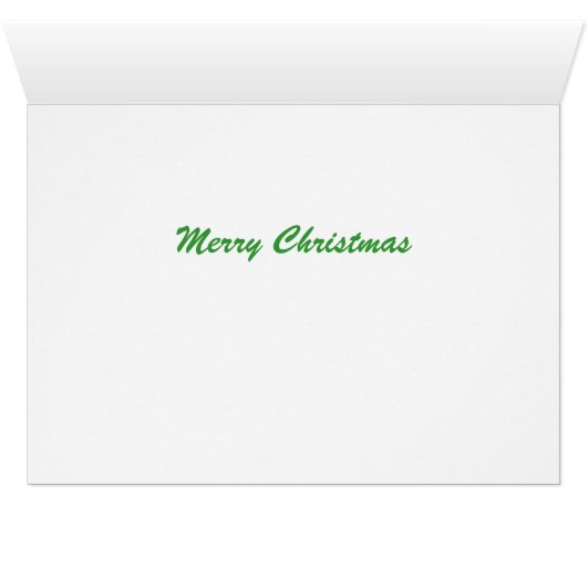 Christmas Mittens Card (Inside Horizontal (Bottom))