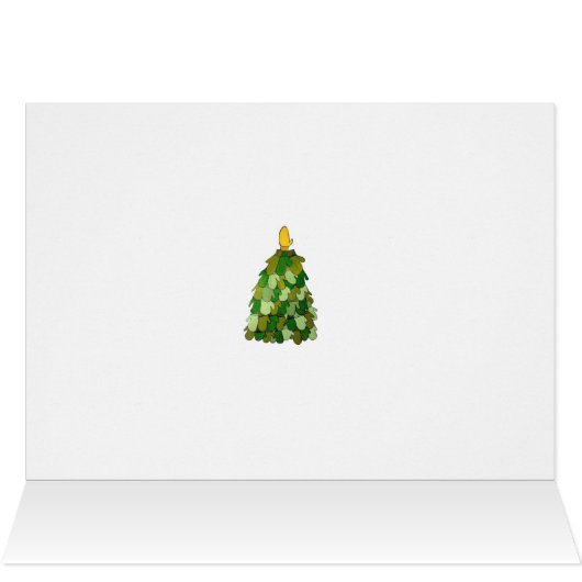 Christmas Mittens Card (Inside Horizontal (Top))