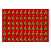 Christmas Mittens Card (Front Horizontal)
