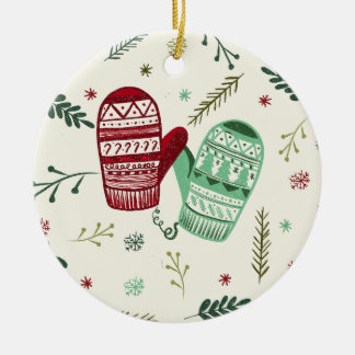 Christmas Mittens Ornament