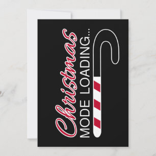 Christmas Mode Loading - X Mas Candy Cane Load Bar Invitation