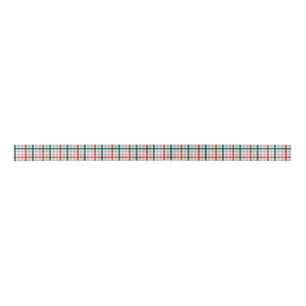 Christmas Modern Plaid Satin Ribbon