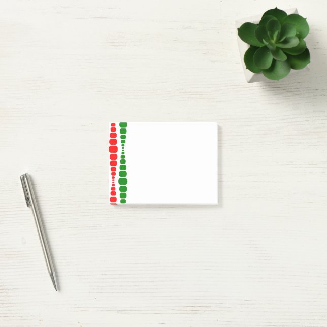 Christmas Modern Rectangles  Notes (Office)