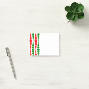 Christmas Modern Rectangles Post-it Notes