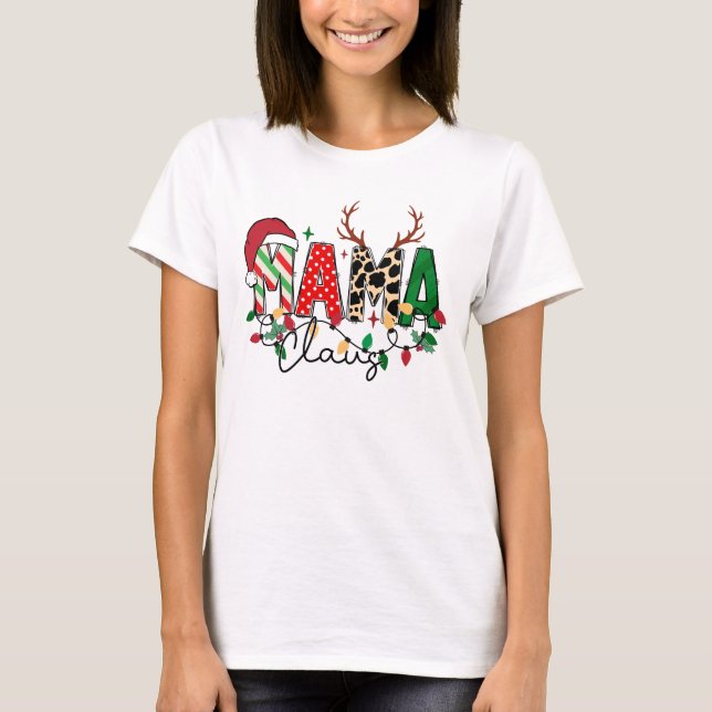 Christmas Mom Claus - A Funny Christmas Gift  T-Shirt (Front)