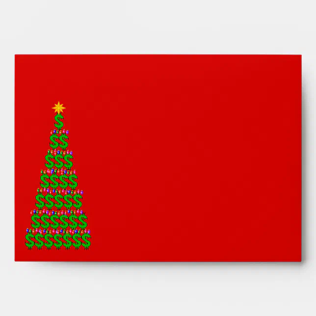 Christmas Money Tree Envelope Zazzle