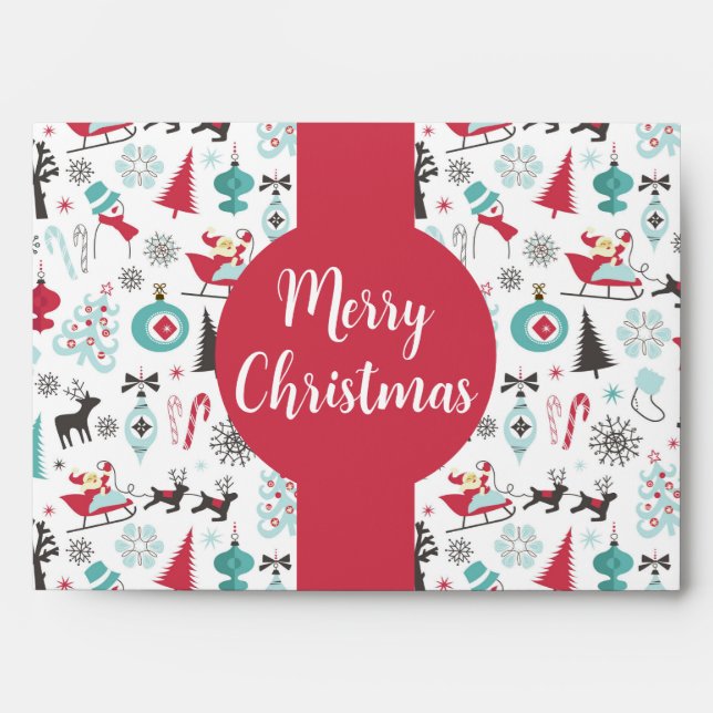 Christmas Money Winter Holiday Envelope (Front)