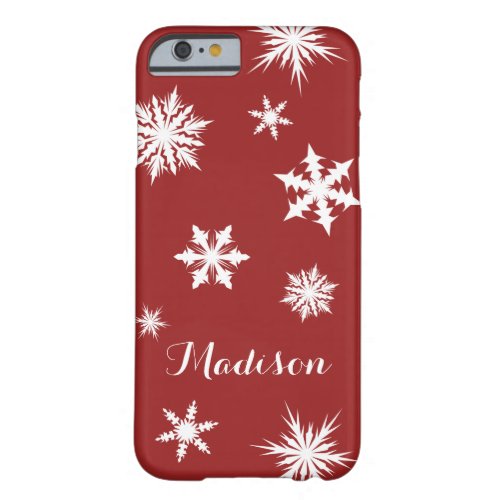 Christmas Monogram iPhone 6 Case