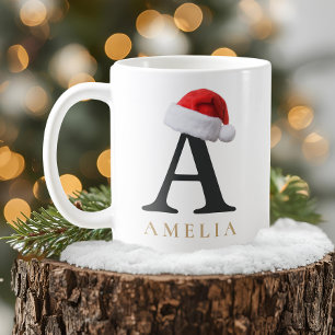 Christmas Monogram Mug