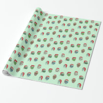 Christmas Monsters Gift Wrap Paper