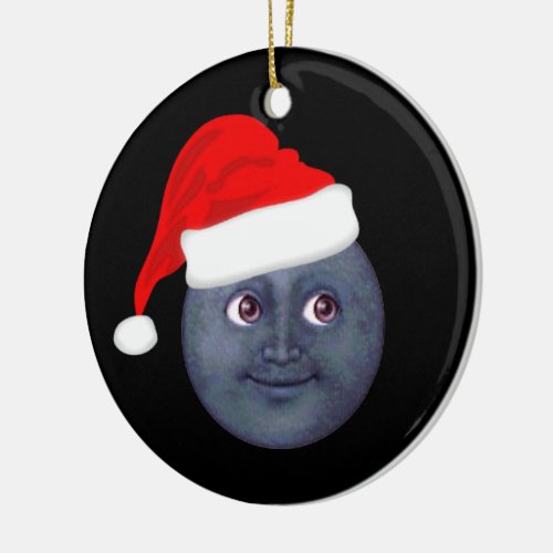 Christmas Moon Emoji Ornaments