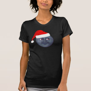 Christmas Moon Emoji T-shirts