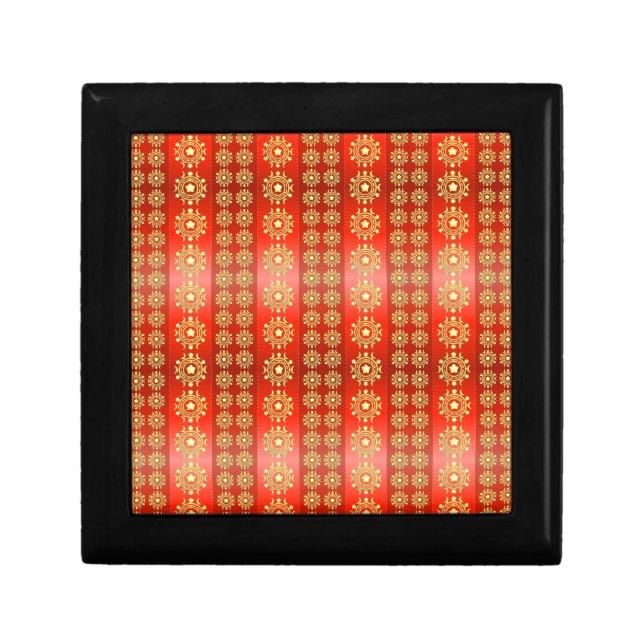 Christmas Moon Star Pattern-65756 Gift Box (Front)