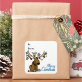 Funny Dabbing Moose Dab Dance Deer Lover Gift Sticker