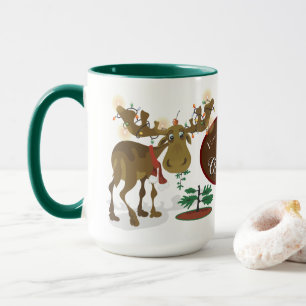 Christmas Moose Mug